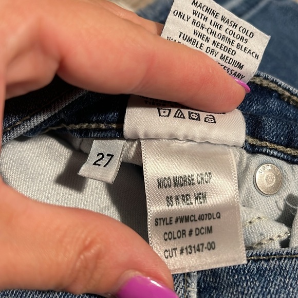HUDSON Nico Midrise Crop Size 27‎ - Picture 11 of 11